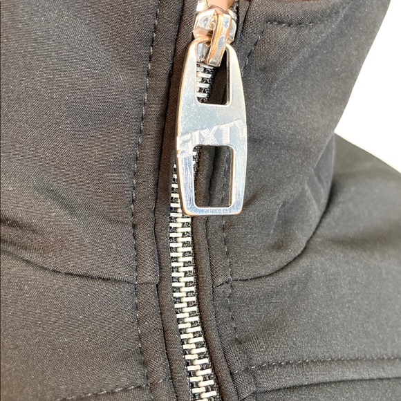 MED•MISS SIXTY•BLACK HOODED SPRING / FALL COAT / JACKET• - Picture 4 of 6